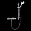 Mira Atom EV Chrome effect Wall-mounted Thermostat temperature control Mixer Shower