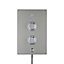 Mira Decor Dual Silver effect Manual Electric Shower, 10.8kW
