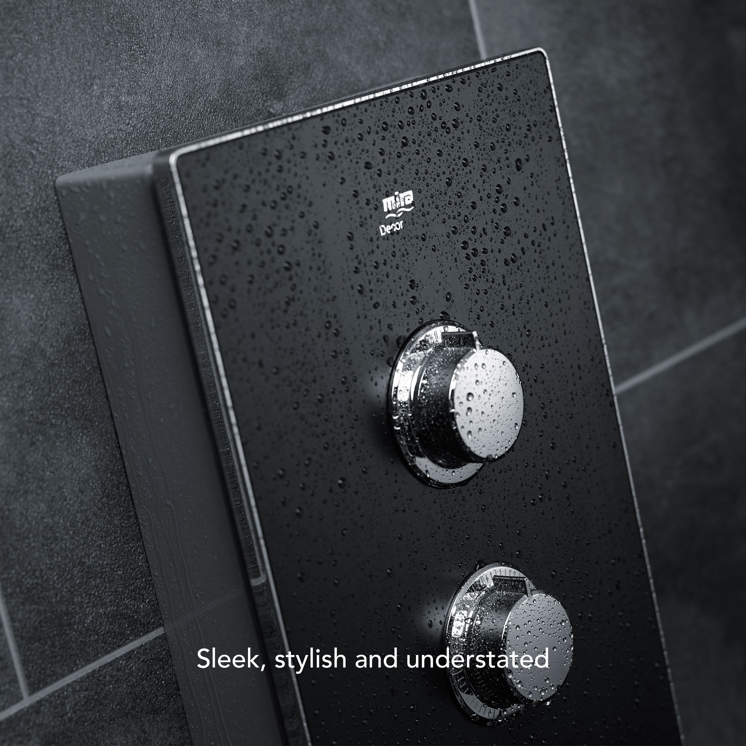 Mira Decor Silver effect Manual Electric Shower, 9.5kW