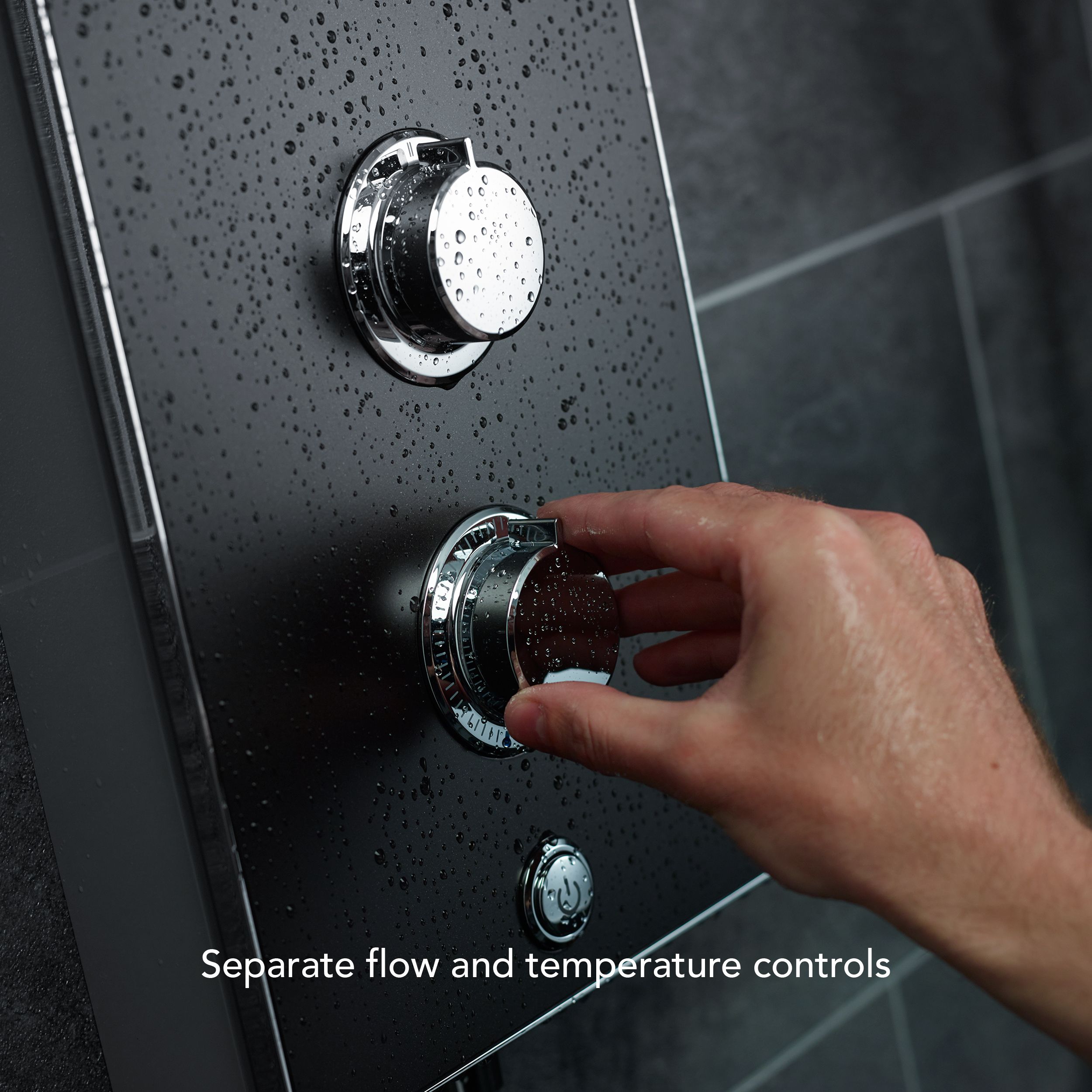 Mira Decor Silver effect Manual Electric Shower, 9.5kW
