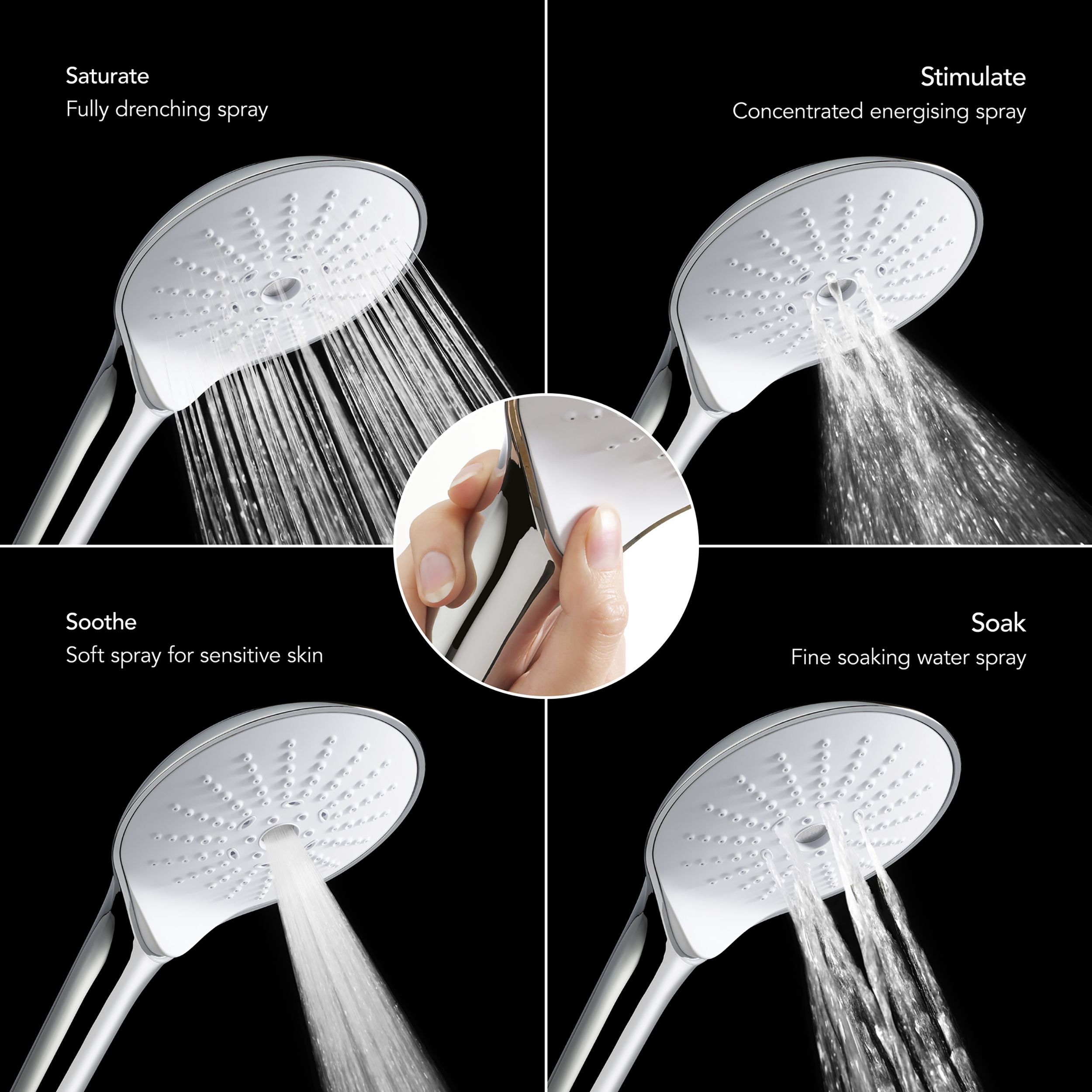 Mira Digital Chrome effect Rear fed High pressure Digital Exposed valve Adjustable HP/Combi Shower