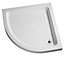Mira Flight White Quadrant Shower tray & riser kit (W)80cm (H)21cm