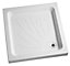Mira Flight White Square Shower tray & riser kit (W)90cm (H)21cm