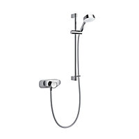 Mira Form Gloss Chrome effect Rear fed Thermostatic Mixer Shower