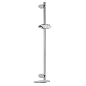 Mira Nectar White Chrome effect Shower riser rail, 68cm