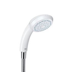 Mira Response White 4-spray pattern Shower head, 230mm