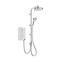 Mira Sport max dual outlet Gloss White Electric Shower, 10.8kW