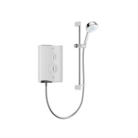 Mira Sport multi-fit Gloss White Electric Shower, 9kW