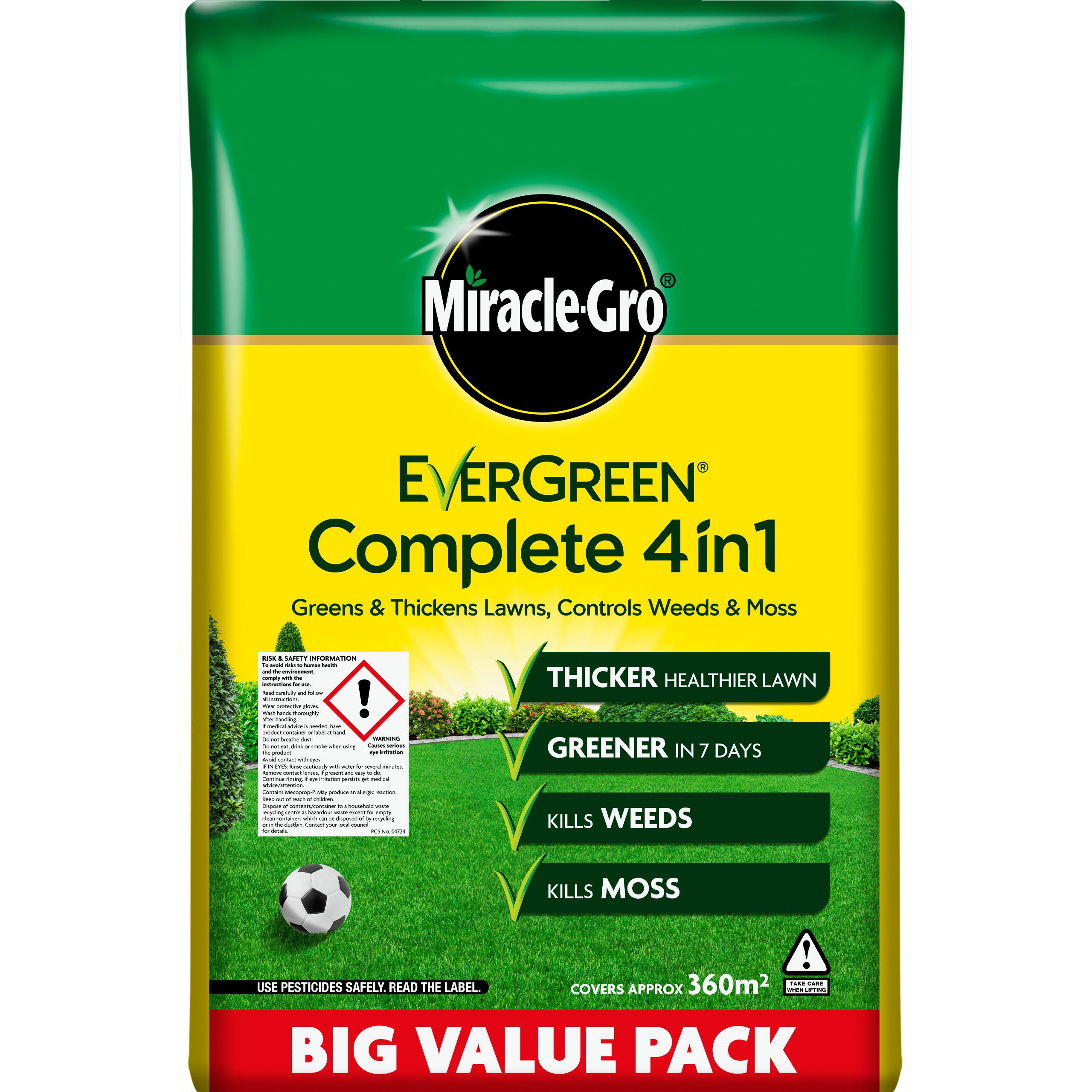 Miracle-Gro Lawn Care Lawn treatment Granules 360m² 12.6kg