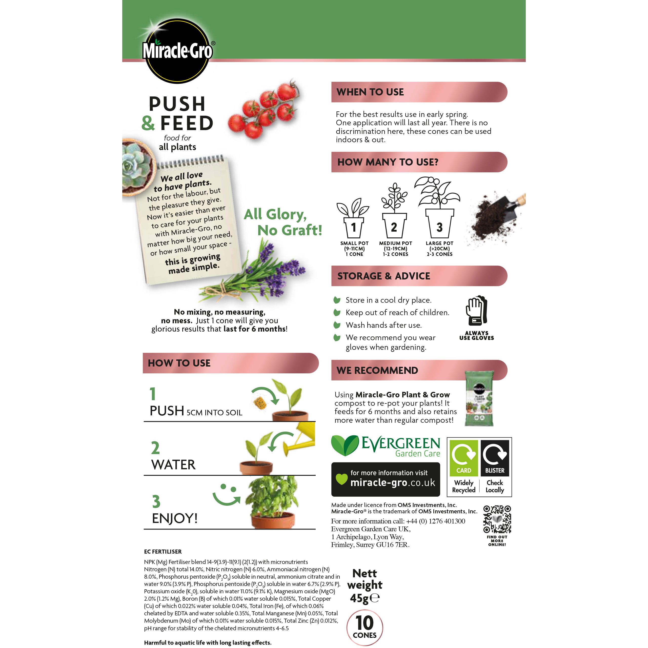 Miracle-Gro Lawn feed Pellets, 0.05kg