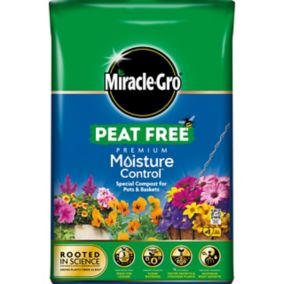 Miracle-Gro Moisture Control Beds, borders & pots Compost 40L Bag