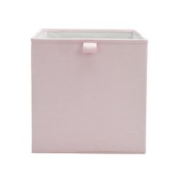 Mixxit Pink Cardboard & polyester (PES) Foldable Storage basket (H)310mm (W)310mm