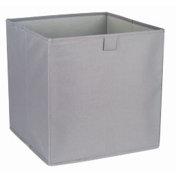 Mixxit Taupe 29.7L Non-woven fabric & polyester (PES) Foldable Storage basket (H)310mm (W)310mm