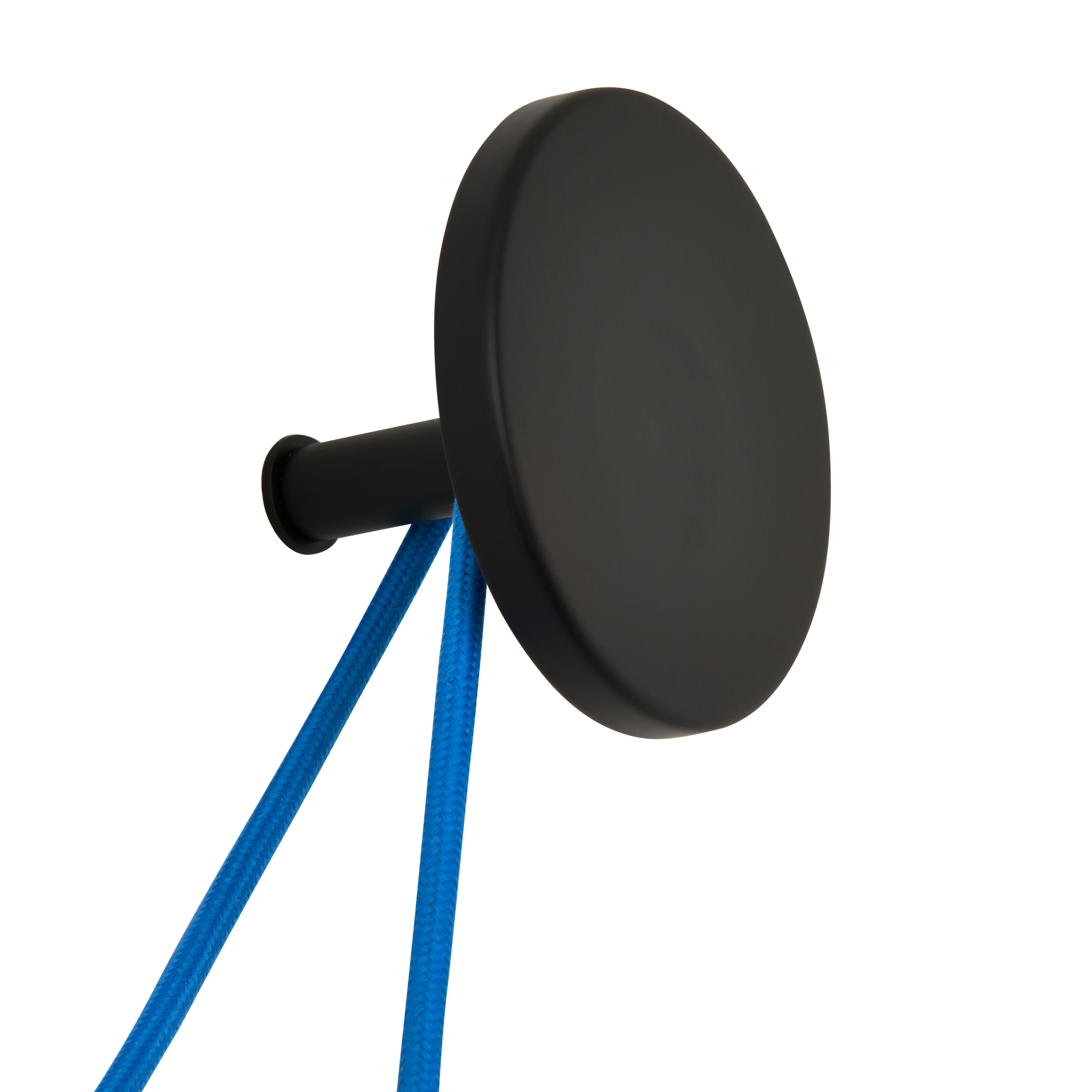 Miya black Plug-in Wall light