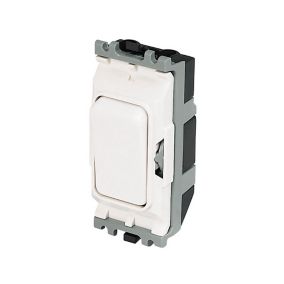 MK 20A White Modular intermediate switch