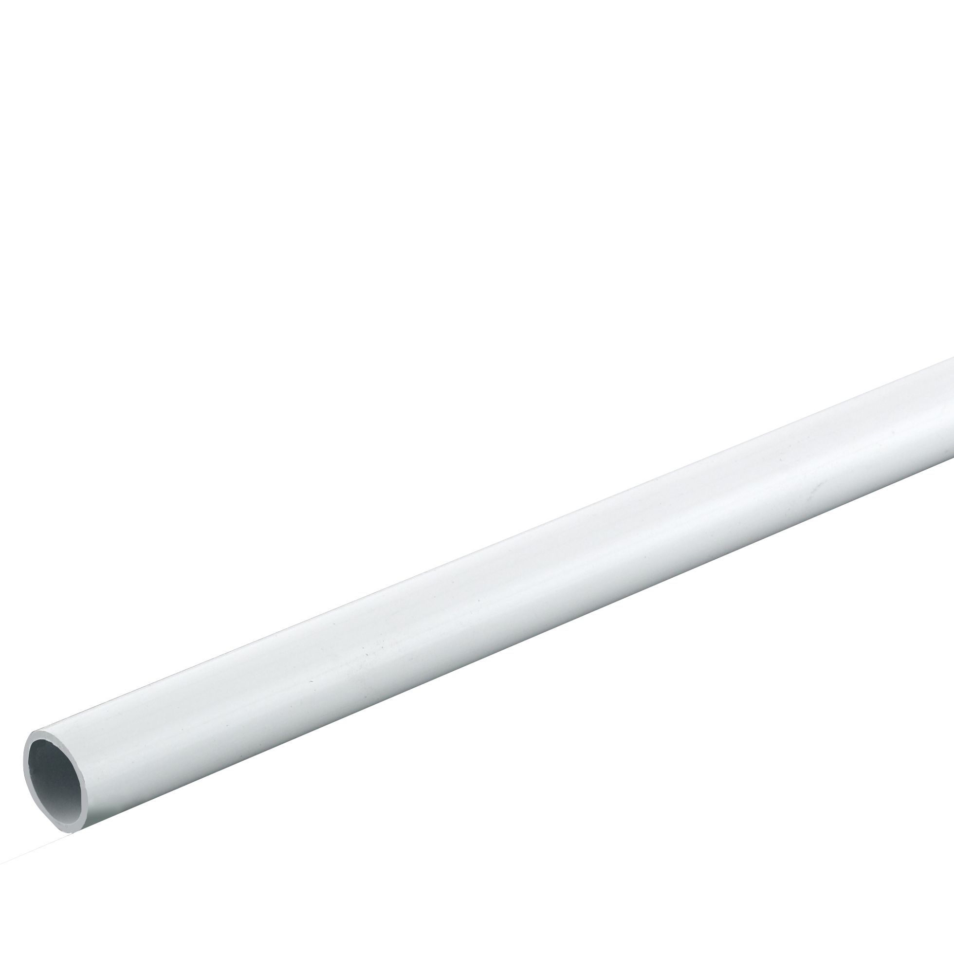 MK PVC White Conduit length (L)2m (Dia)25mm
