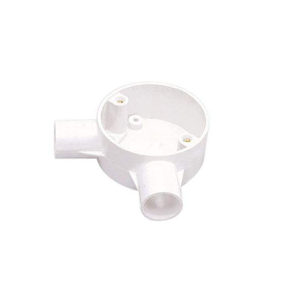 MK White 20mm x Angle box