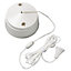 MK White 6A 2 way 1 gang Pull cord Switch