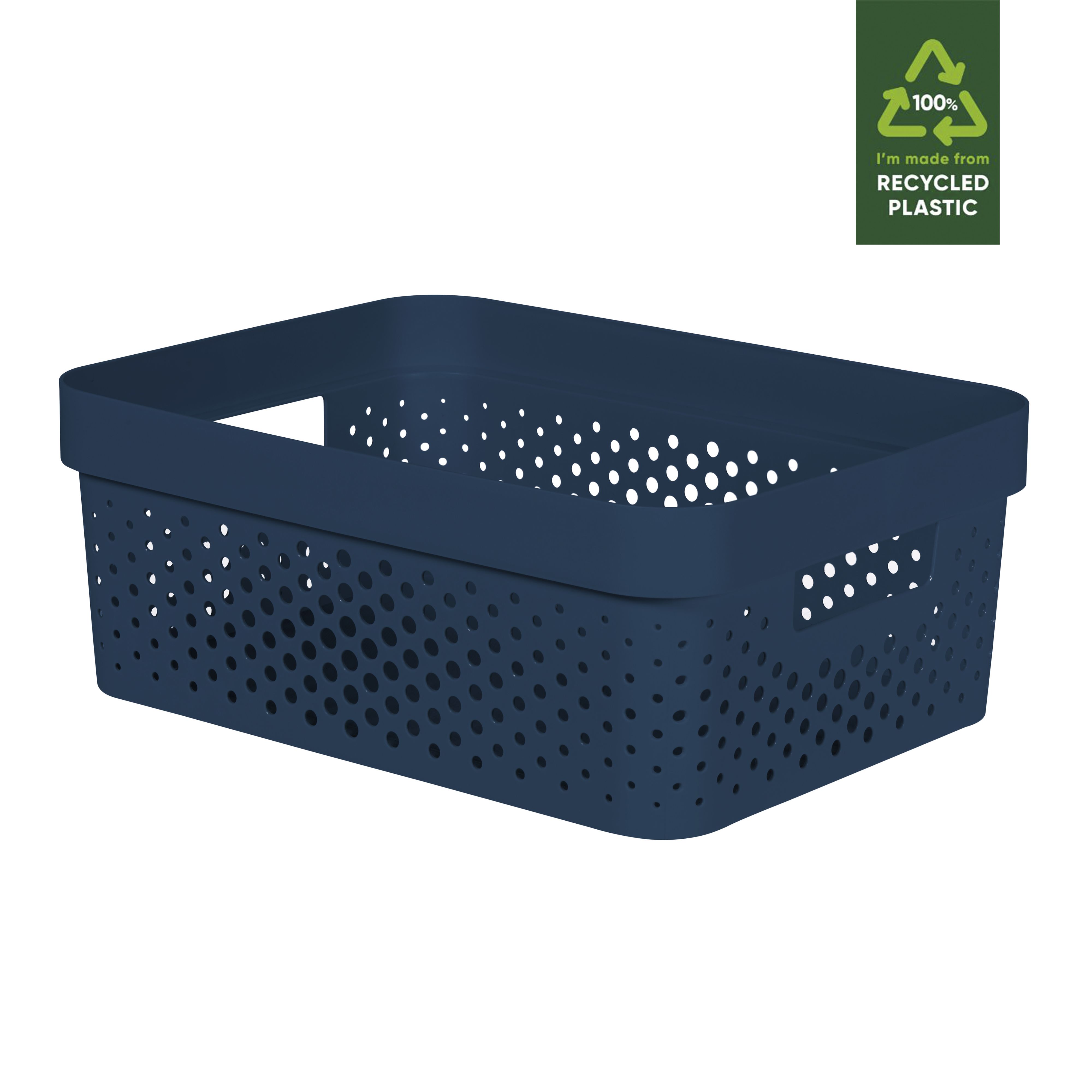 Curver Infinity Recycled Plastic 4.5L Storage Basket