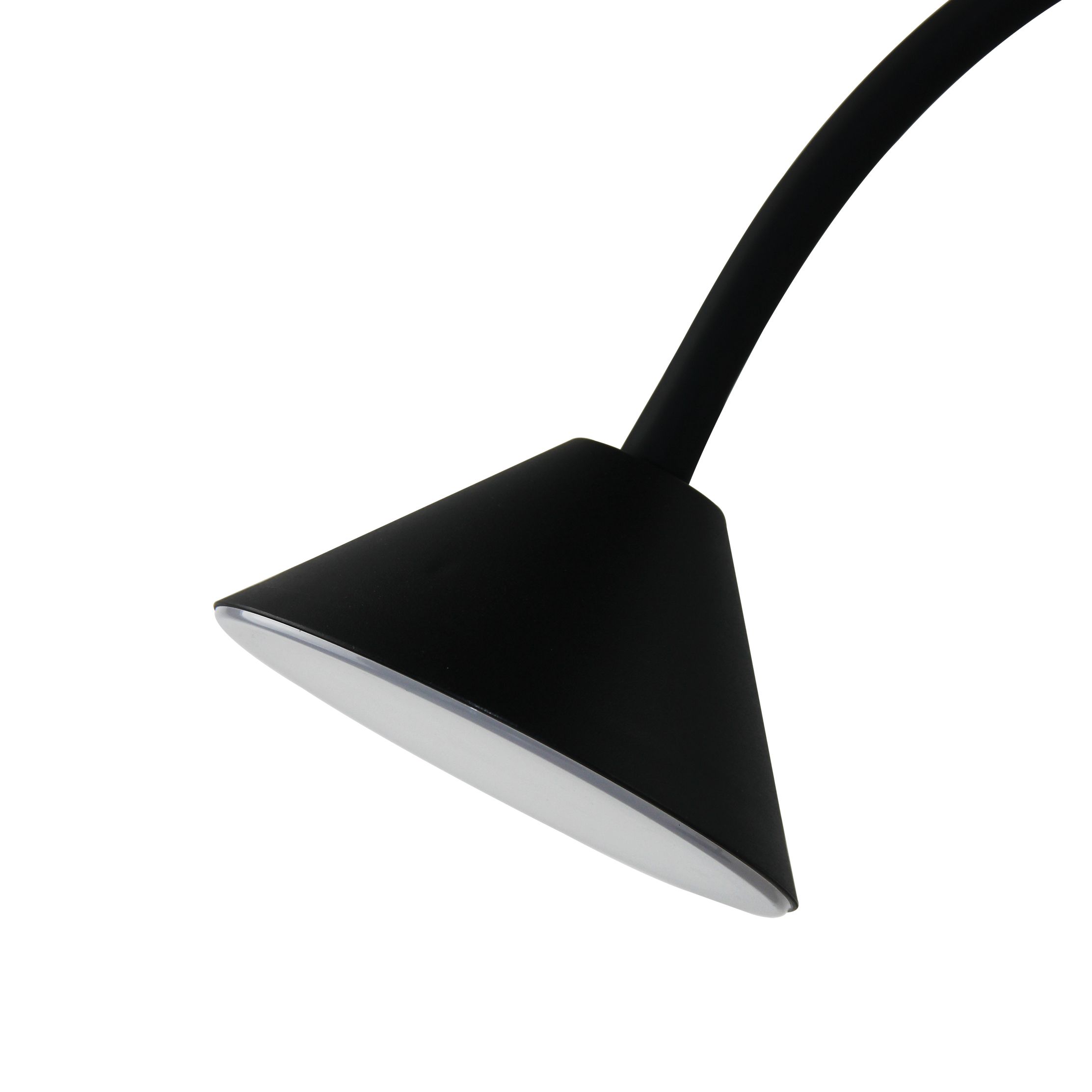 Modern Conical Matt Black Table light