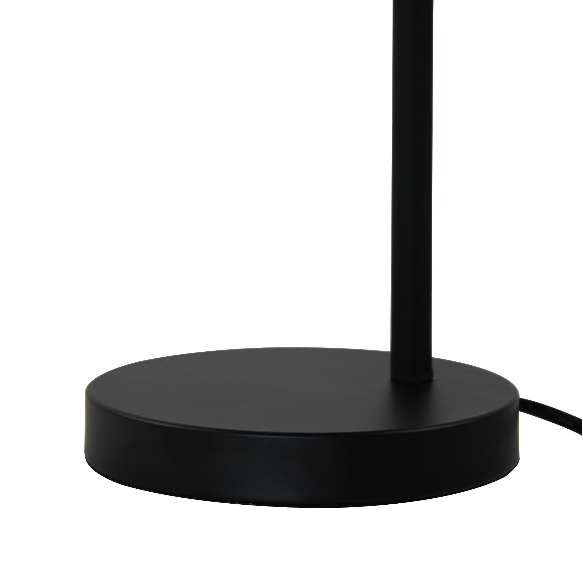 Modern Conical Matt Black Table light