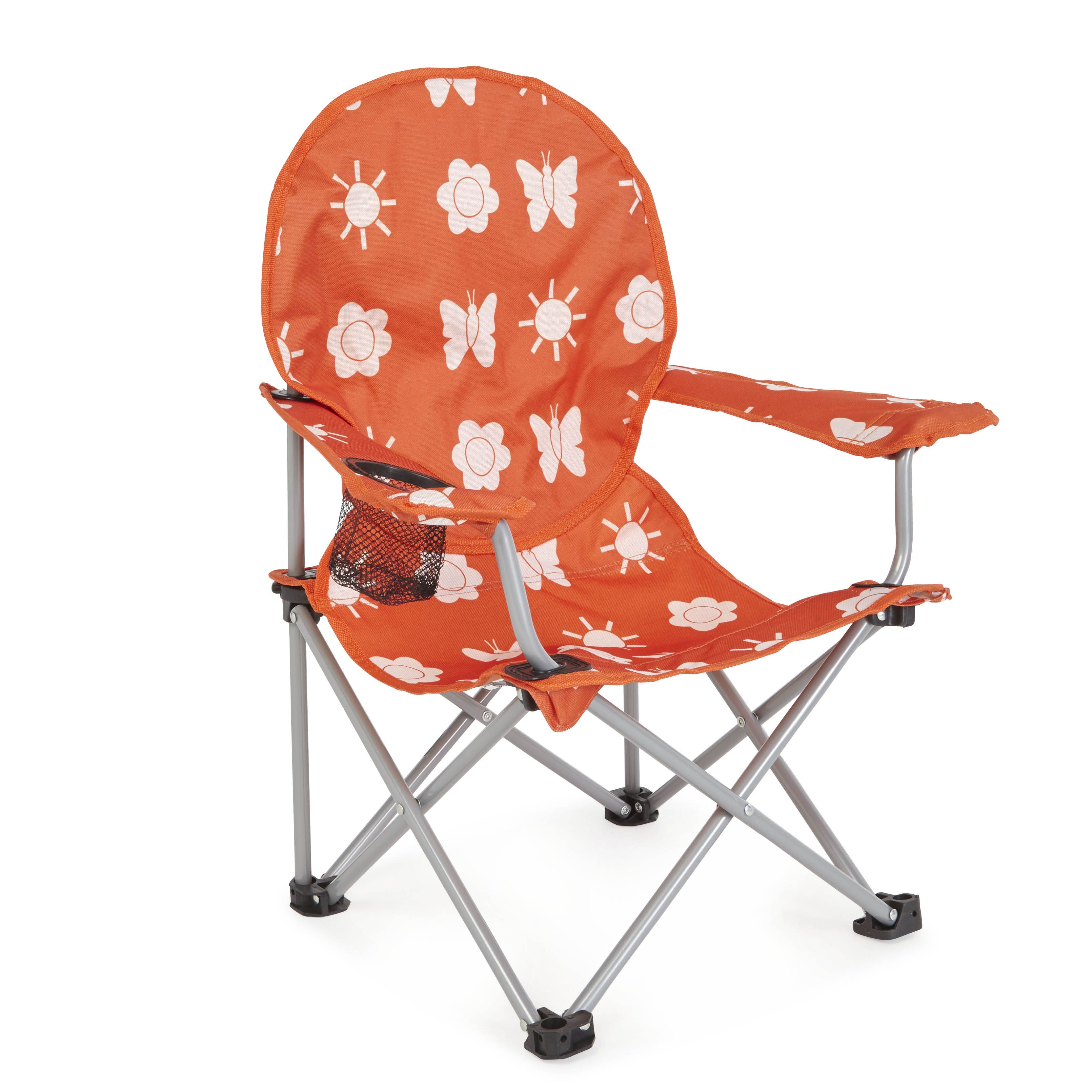 Molloy Metal Foldable Animal Patterned Chair