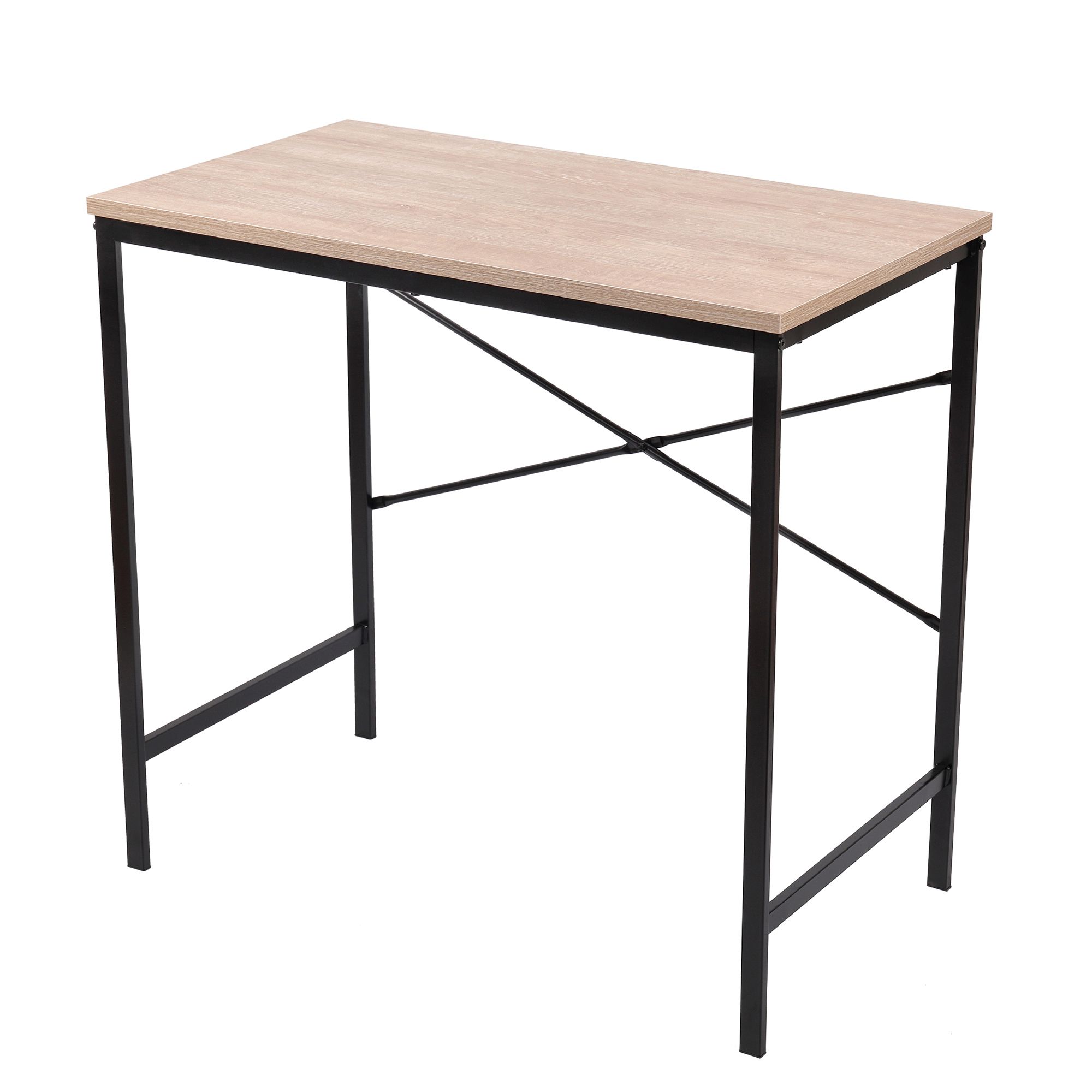 Mondovi Matt oak effect Desk (H)750mm (W)800mm (D)450mm