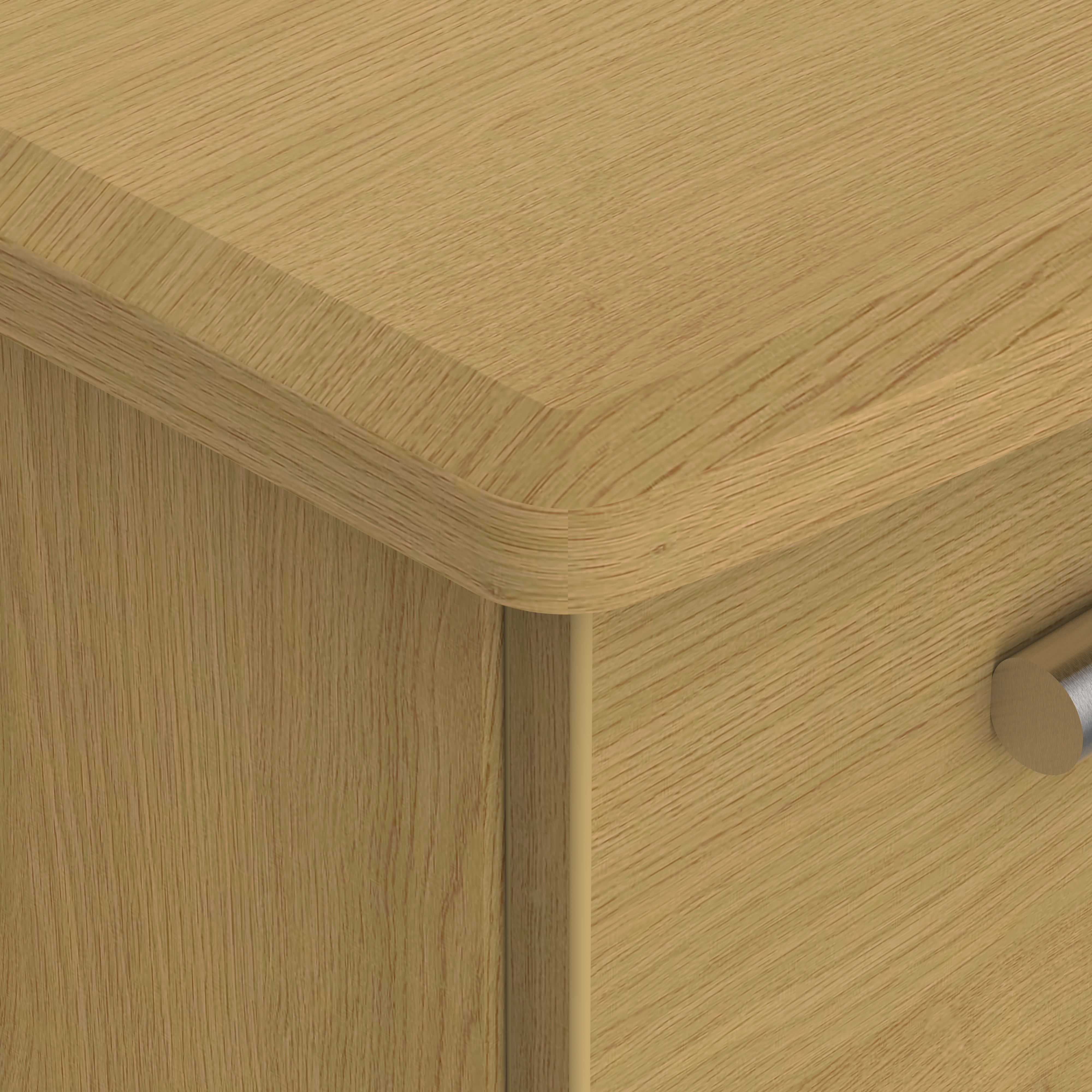 Montana Matt oak effect 4 Drawer Chest of drawers (H)1080mm (W)770mm (D)410mm