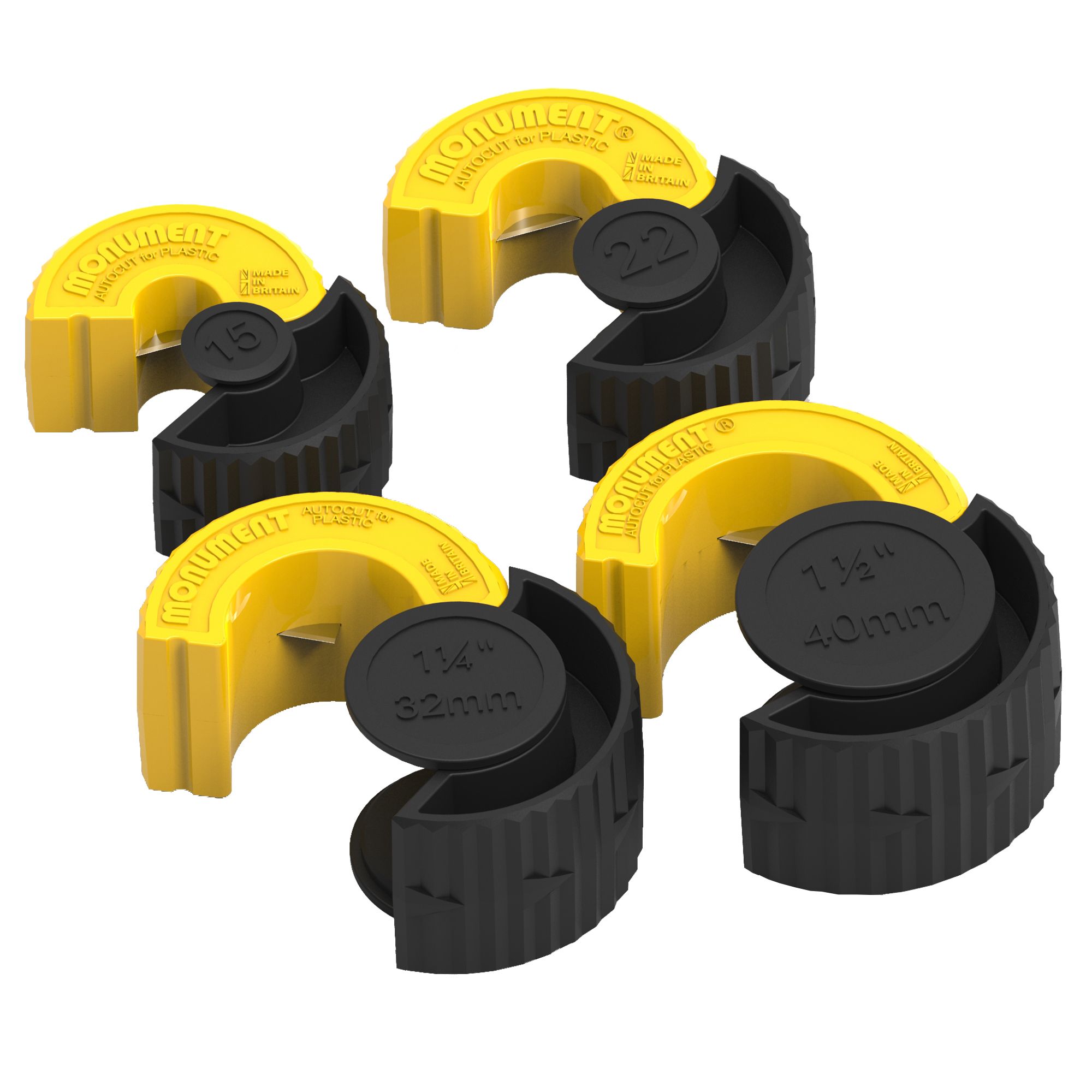 Monument 4 piece Stainless steel Automatic & manual Pipe cutter set