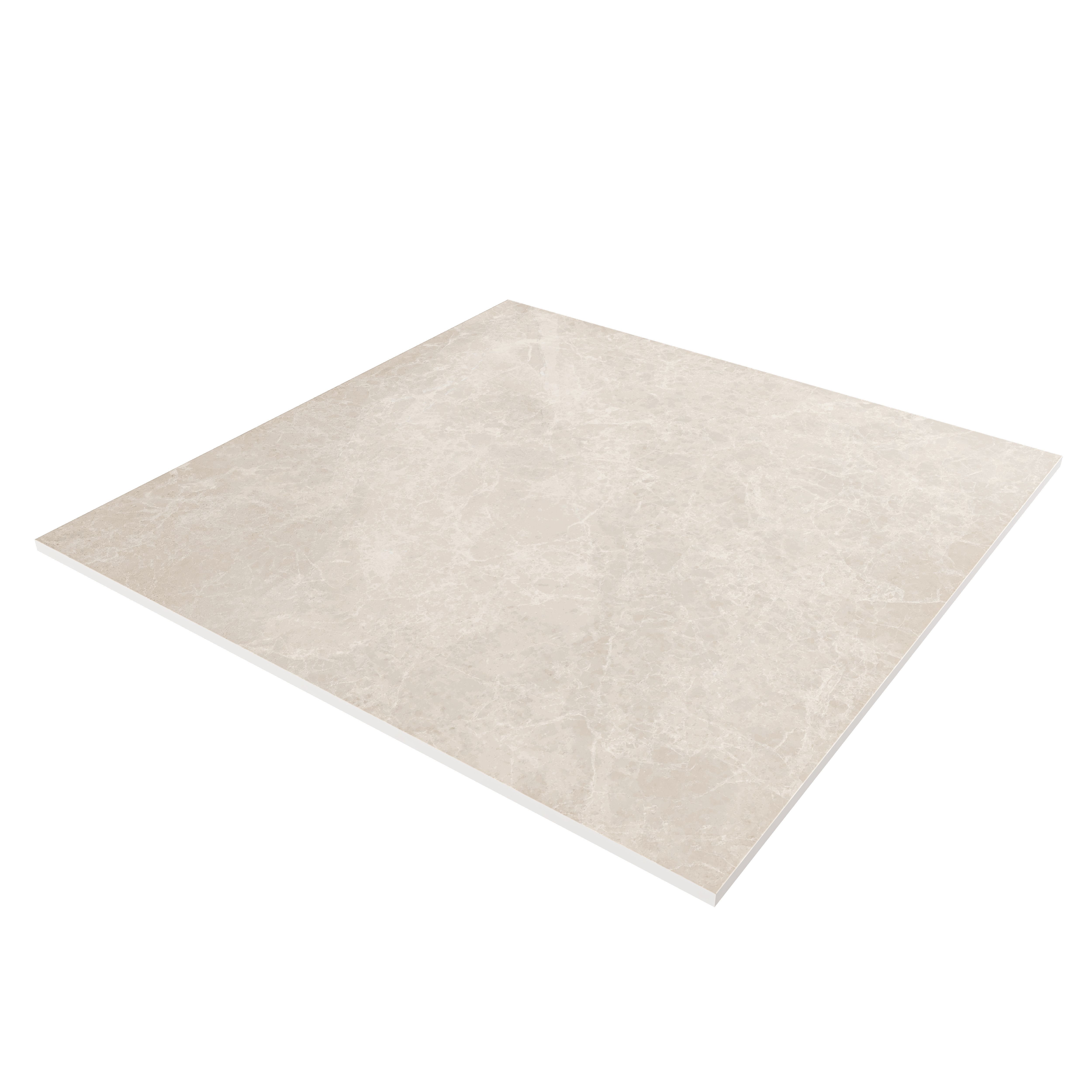 Moonstone White Stone effect Porcelain Indoor Wall & floor Tile Sample