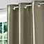 Morea Light green Plain woven Lined Eyelet Curtain (W)228cm (L)228cm, Pair