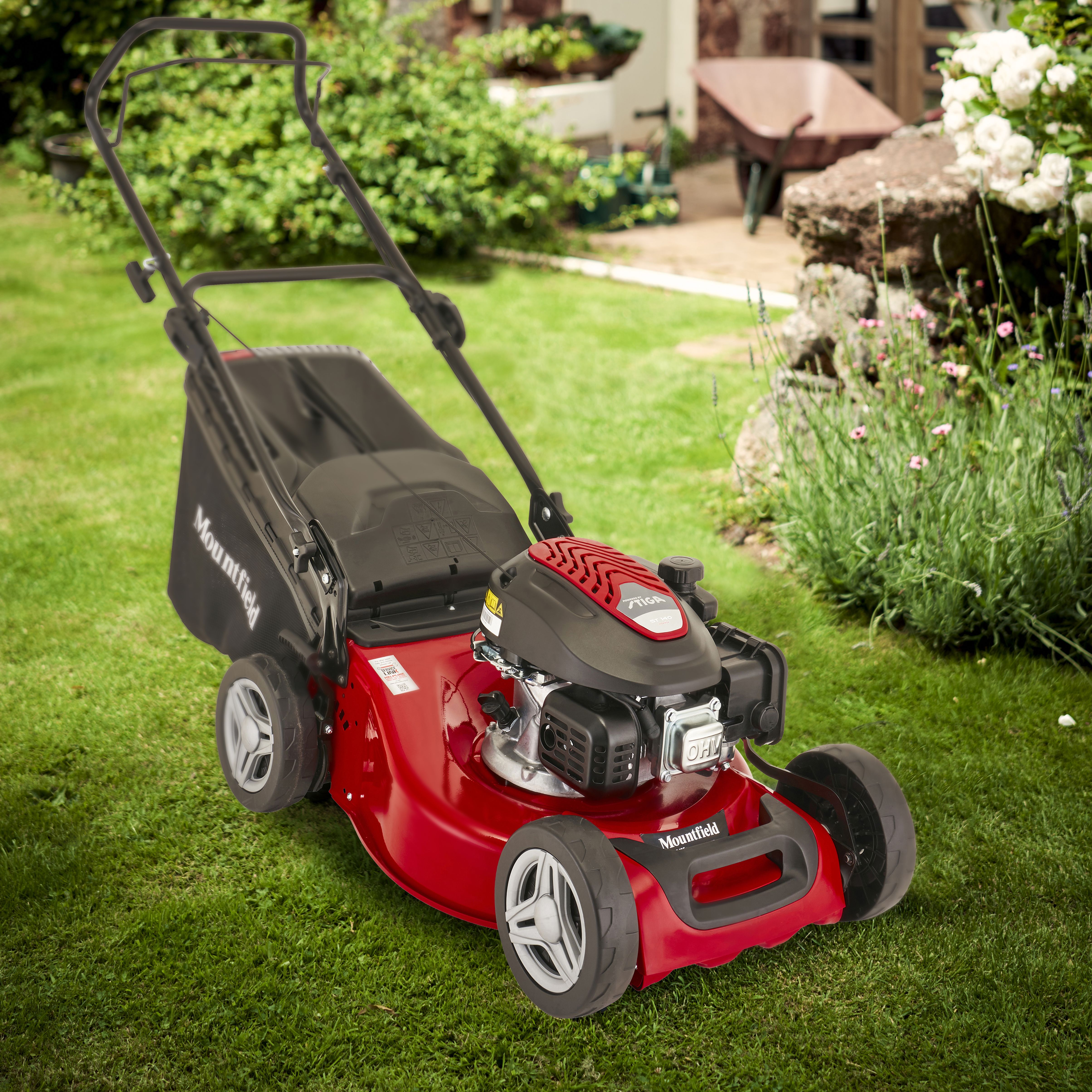 Mountfield HP185 139cc Petrol Rotary Lawnmower Tradepoint