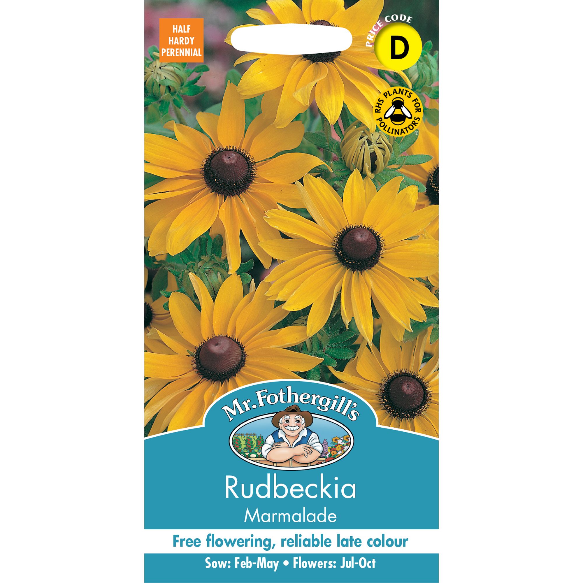 Mr Fothergills Marmalade Rudbeckia Flower Seeds