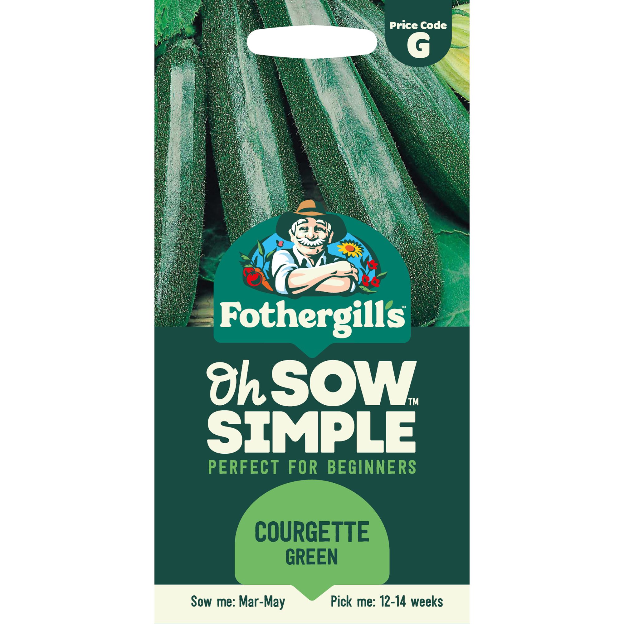 Mr Fothergills Oh Sow Simple Courgette 'Primula' Vegetable Seeds