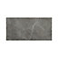 Mulligan Anthracite Matt Stone effect Ceramic Floor Tile, Pack of 6, (L)600mm (W)300mm