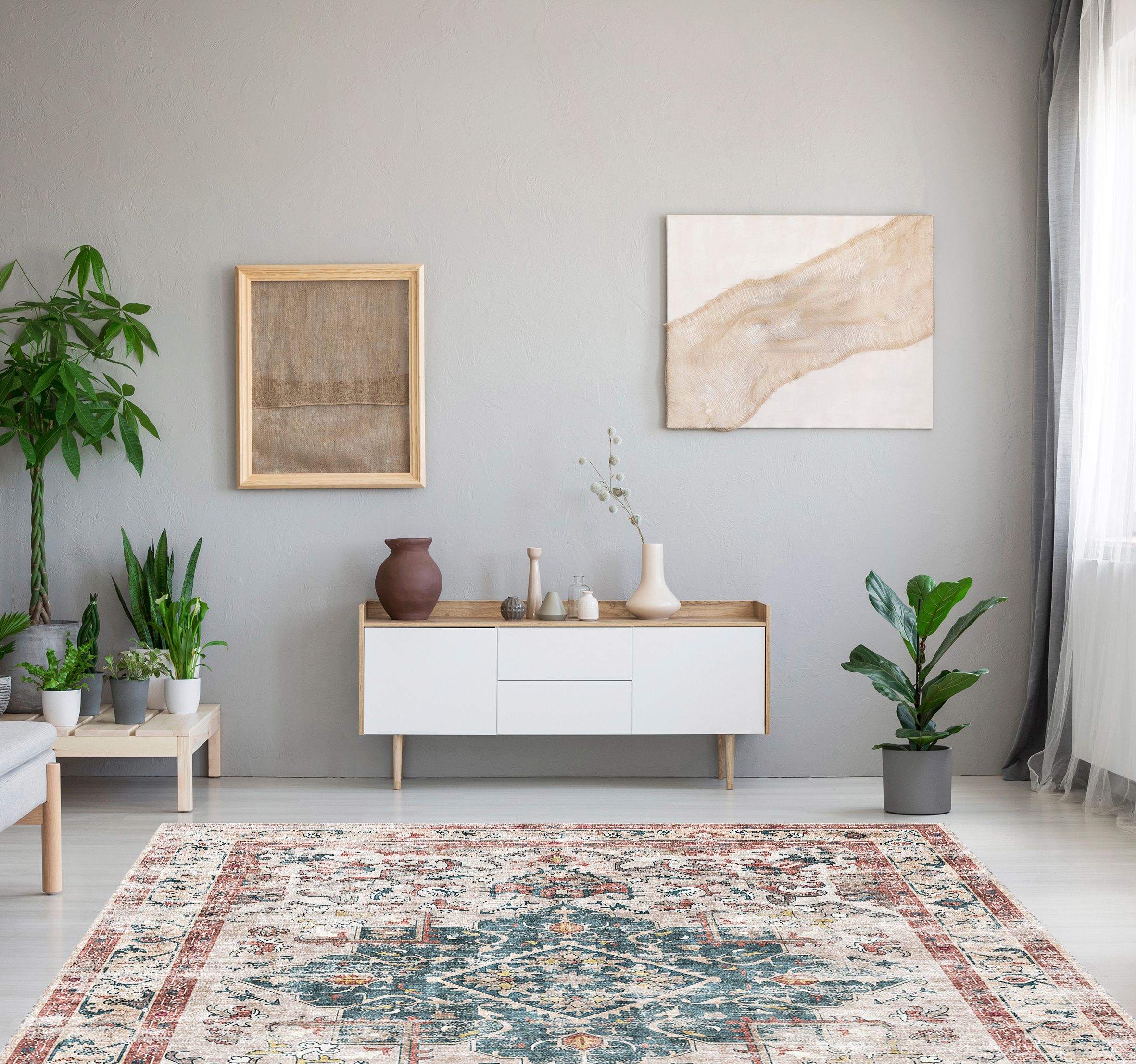 Multi Traditional Rug 230.4cmx160cm