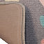 Multicolour Hearts Door mat, 75cm x 50cm