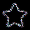 Multicolour LED Multicolour Starburst Silhouette (H) 900mm