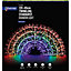 Multicolour LED Rainbow Silhouette (H) 650mm