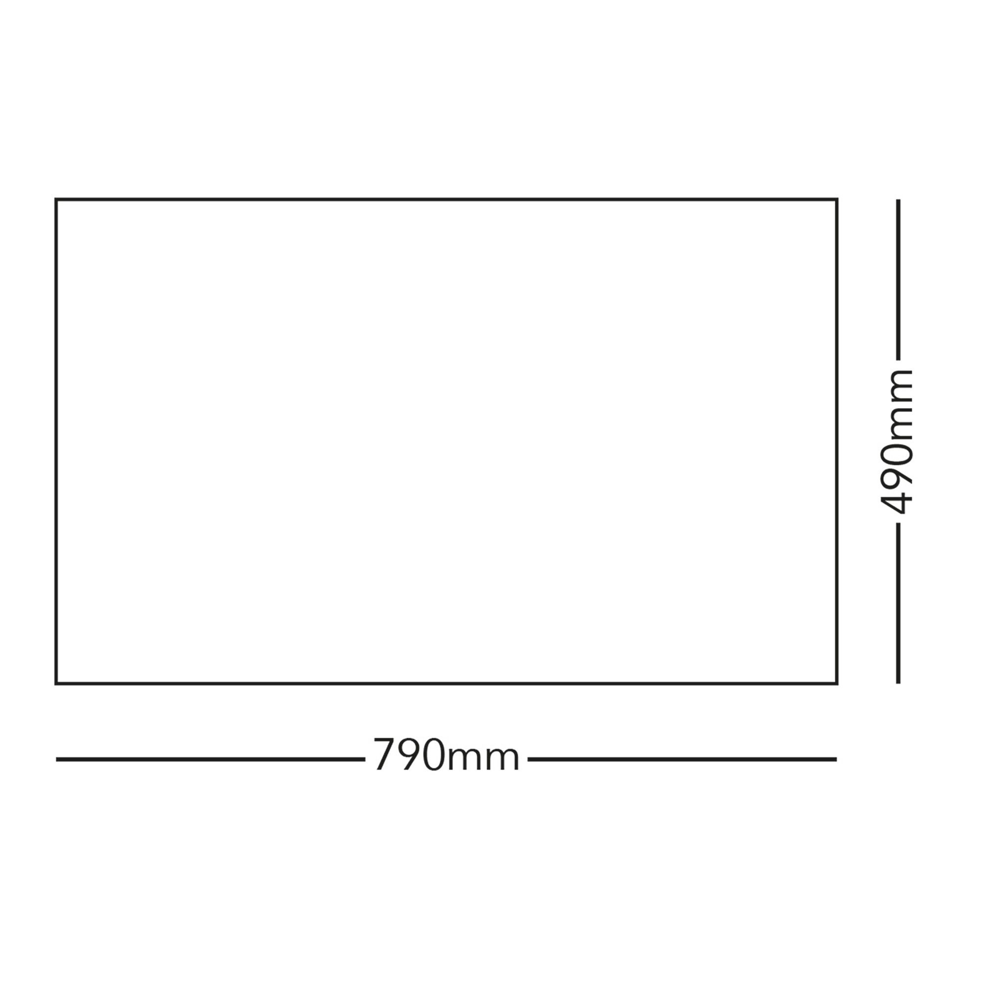 Multicolour Printed tile design vinyl mat Barrier mat, 79cm x 49cm