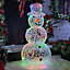 Multicolour Snowman LED Electrical christmas decoration