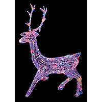 Multicolour Stag LED Electrical christmas decoration