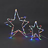 Multicolour Stars LED Electrical christmas decoration