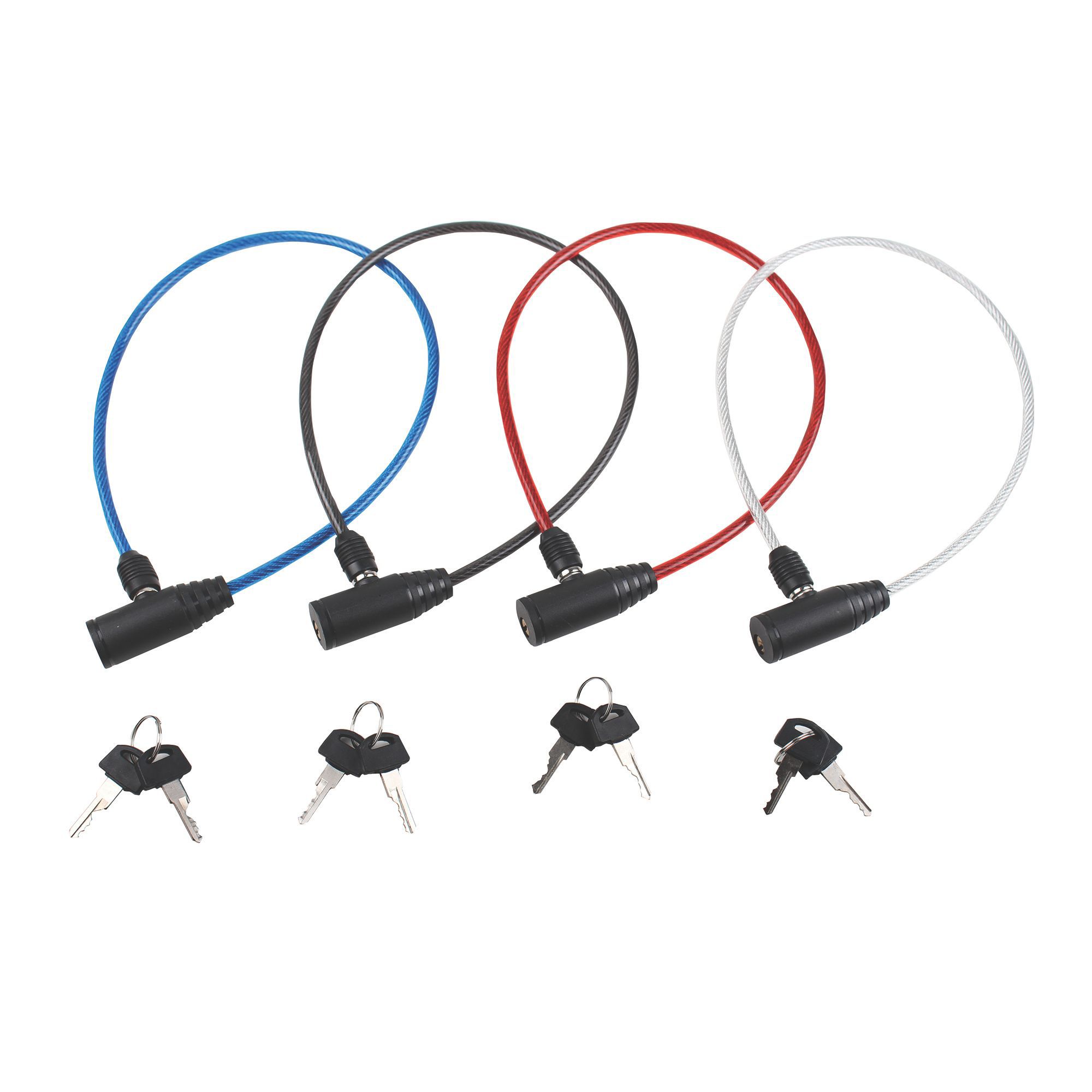 Multicolour Steel Cable lock (L)0.55m