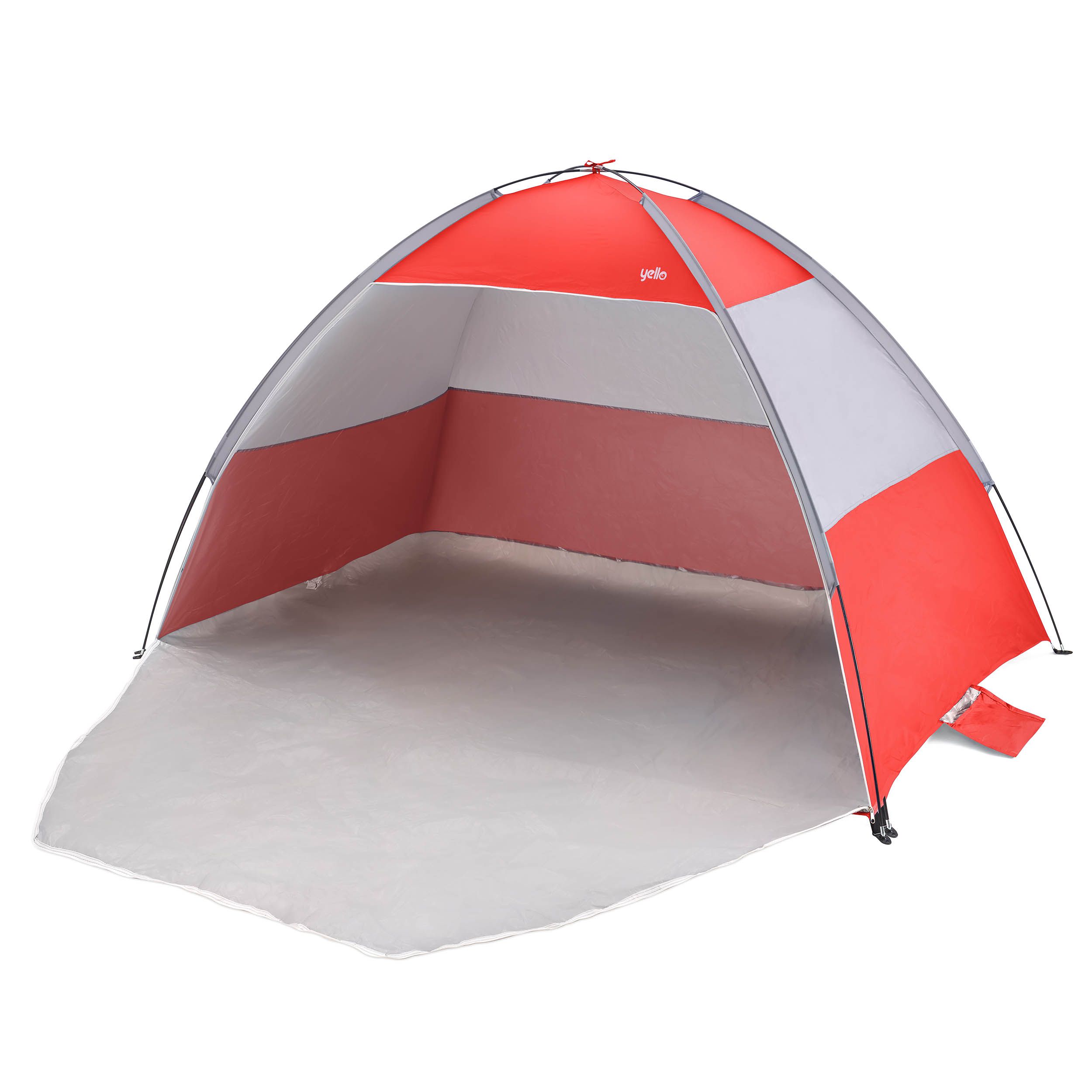 Multicolour Striped Quick pitch Beach shelter Tradepoint