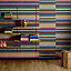 Multicolour Striped Wallpaper