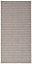 Munich Grey/Pink Tonal Heavy duty Mat, 140cm x 80cm