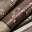 Muriva Luggage Brown Embossed Wallpaper