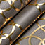 Muriva Precious silks Multicolour Geometric Metallic effect Textured Wallpaper