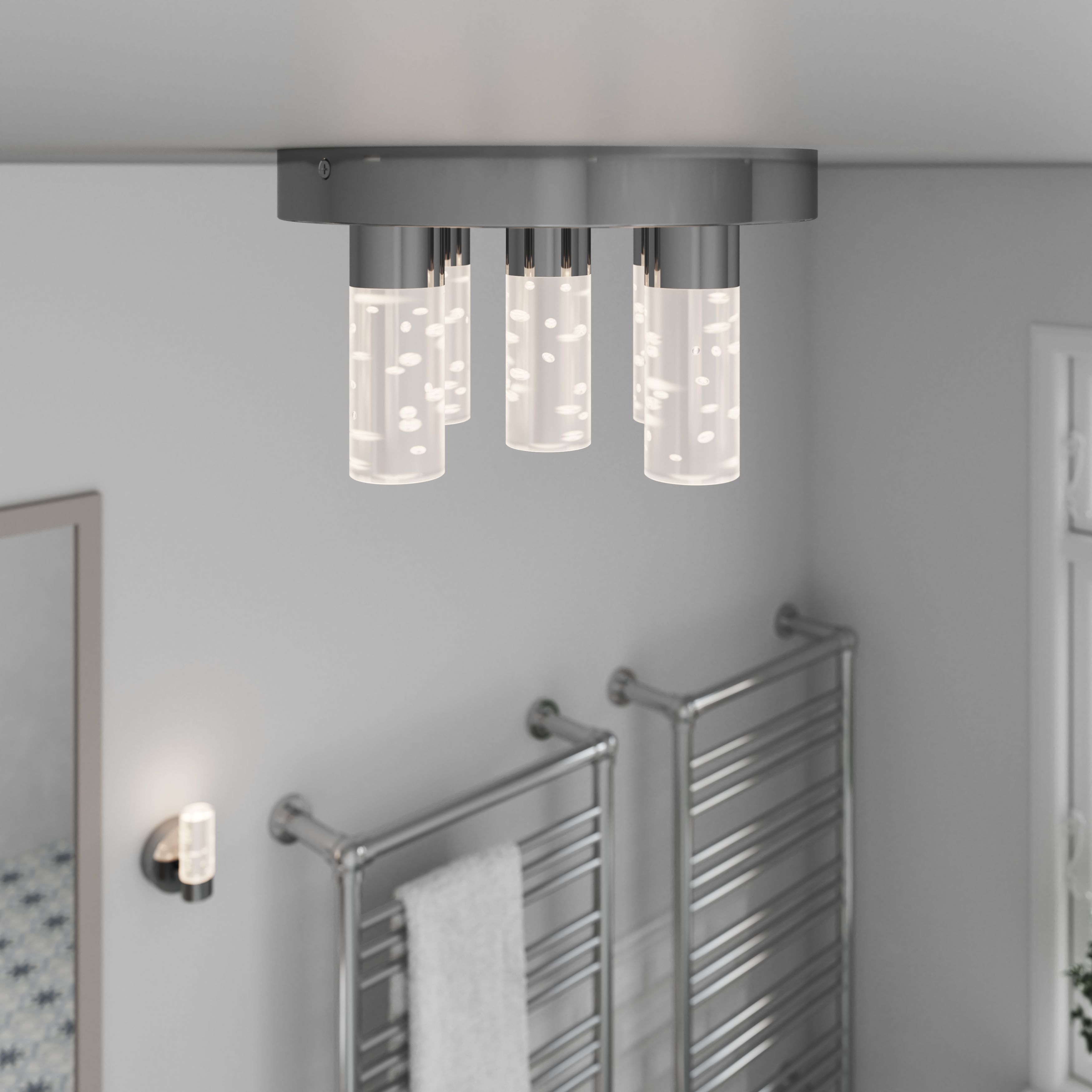 Bathroom ceiling light fixtures deals with fan